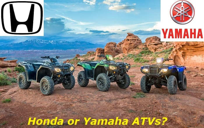 Honda vs Yamaha atv (1)